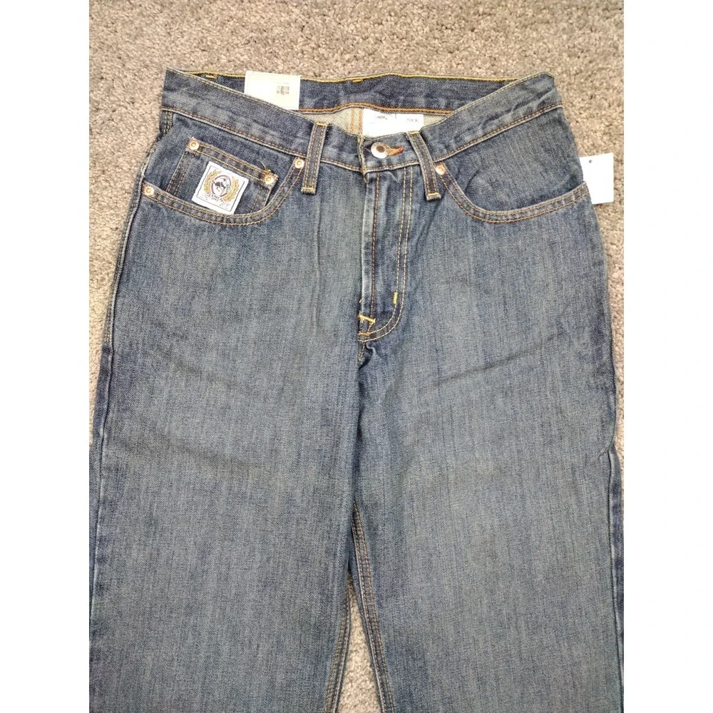 Cinch Men's White Label Relaxed Fit Jeans Dark Stonewash Indigo Size 29x36 NWT